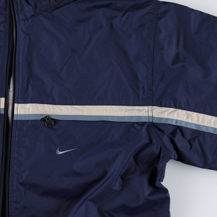 00'S Nike Nylon Jacket Men's M size Nylon navy blue type Vintage Second Hand