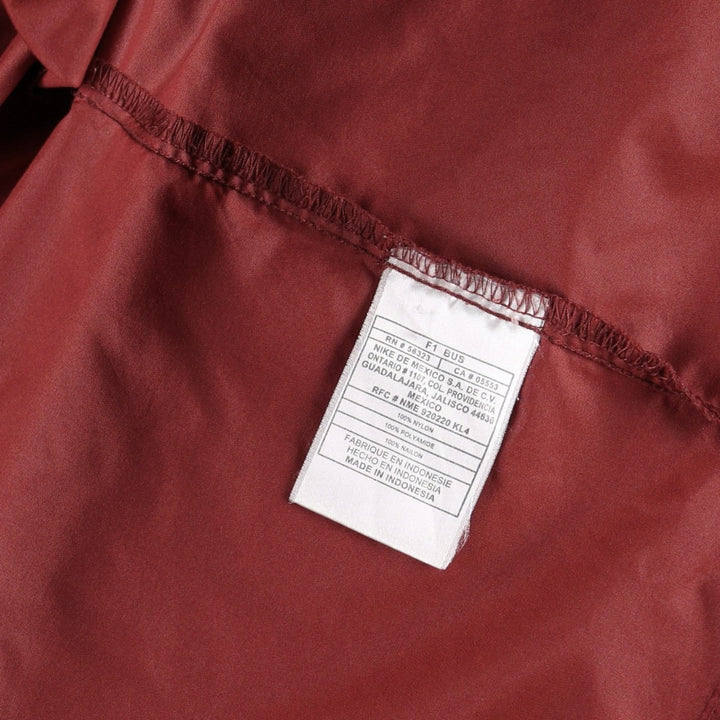 00'S Nike Nylon Jacket Men's XL Nylon red type Vintage Second Hand