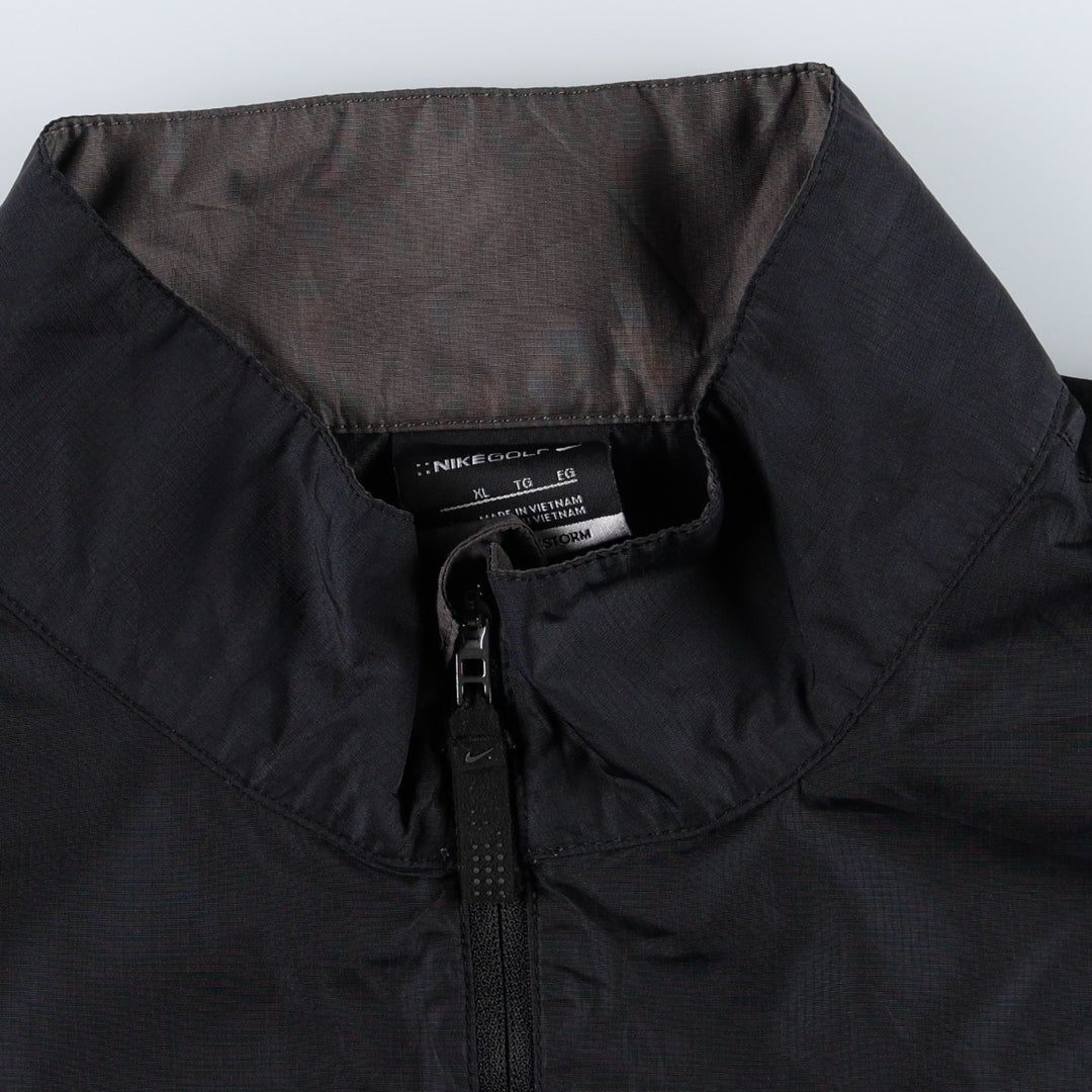 Nike Golf Windbreaker Men's XL polyester black type Vintage Second Hand