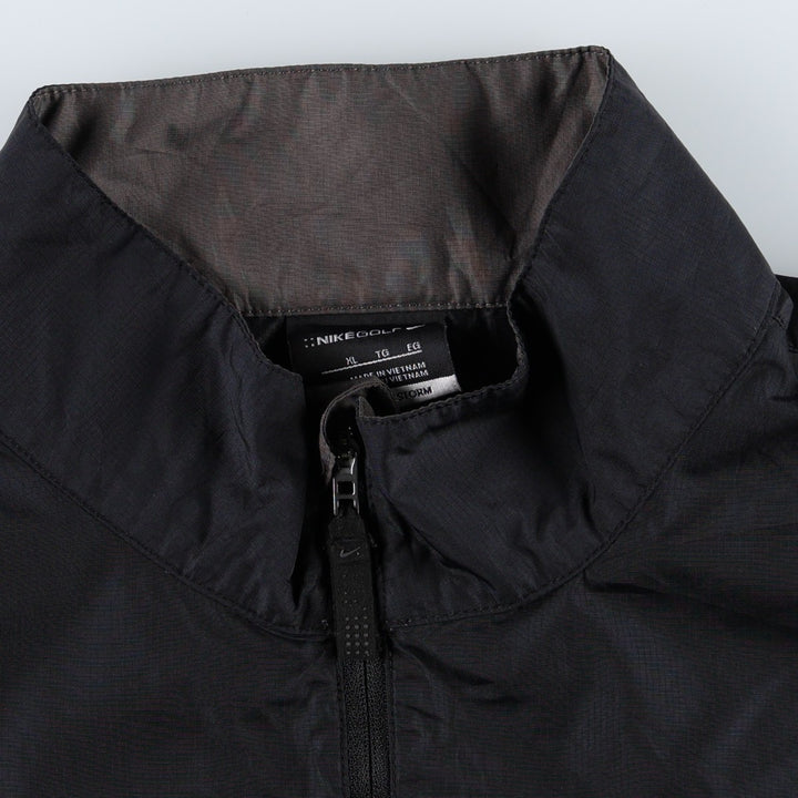 Nike Golf Windbreaker Men's XL polyester black type Vintage Second Hand