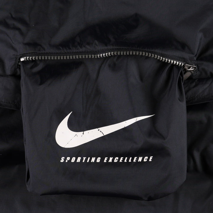 00'S Nike Nylon Jacket Men's M size Nylon black type Vintage Second Hand