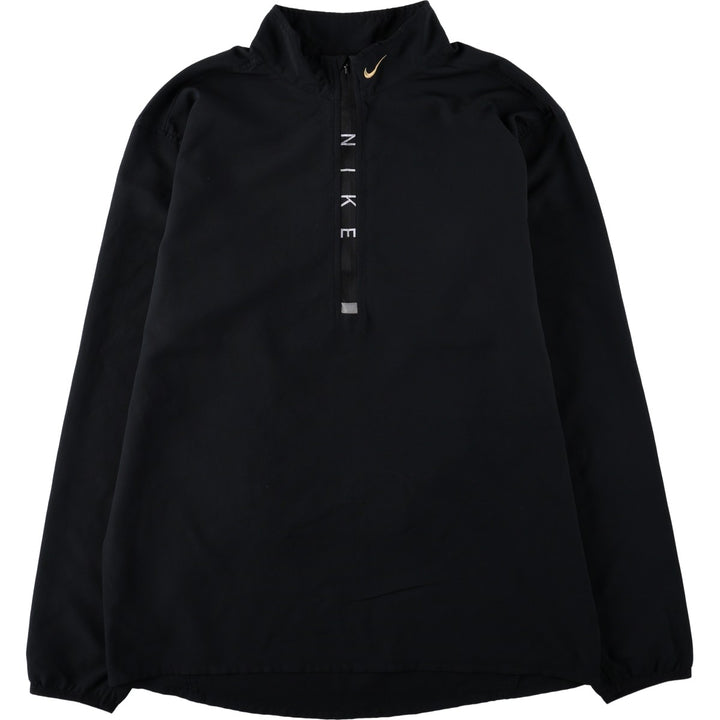 Nike windbreaker, men's size L polyester black type Vintage Second Hand