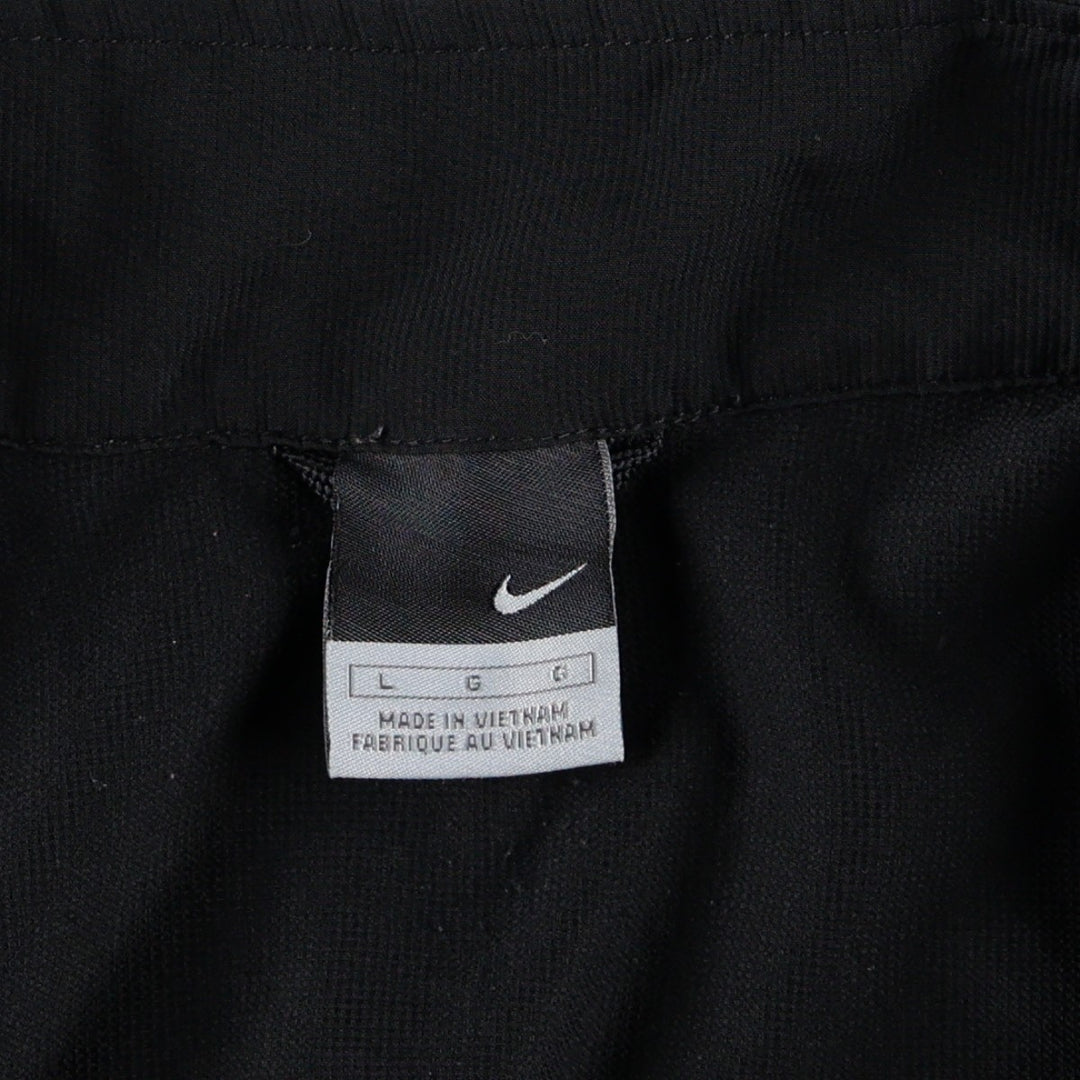 Nike windbreaker, men's size L polyester black type Vintage Second Hand