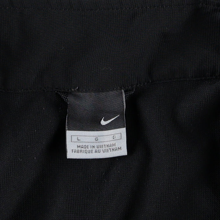 Nike windbreaker, men's size L polyester black type Vintage Second Hand