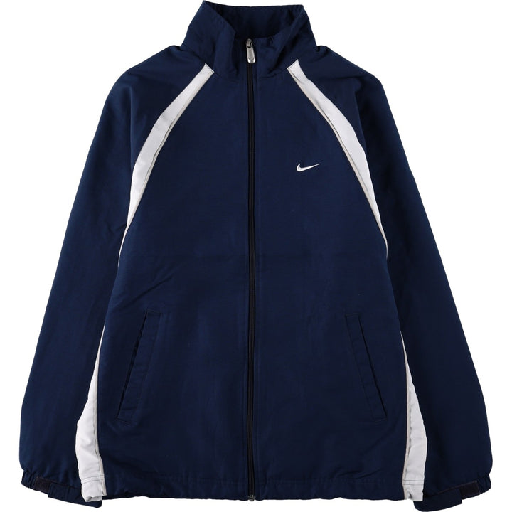 00'S Nike Windbreaker Men's M size polyester navy blue type Vintage Second Hand