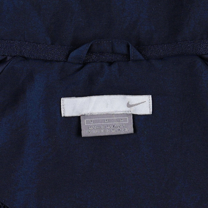 00'S Nike Windbreaker Men's M size polyester navy blue type Vintage Second Hand