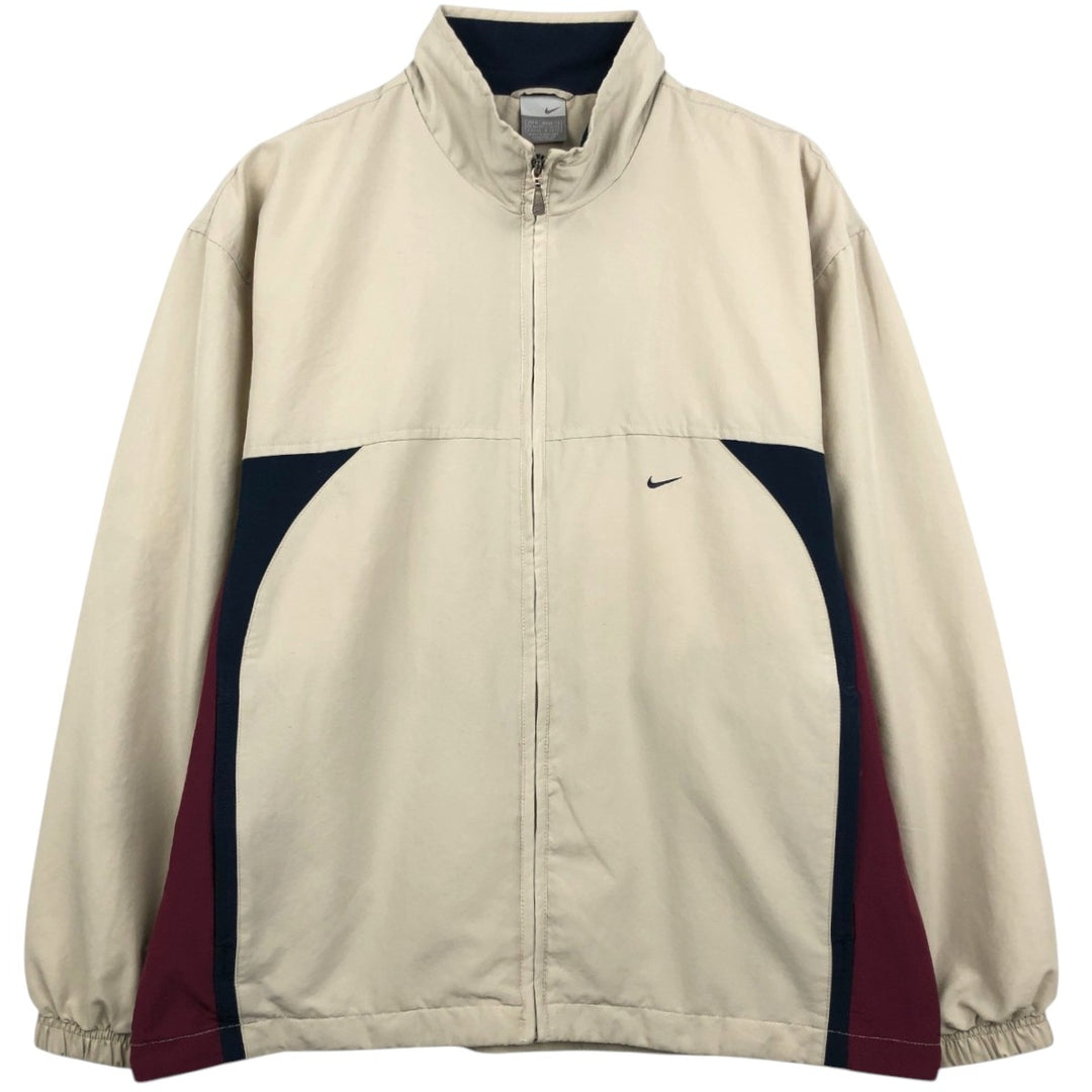 00'S Nike Windbreaker Men's M size polyester Beige type Vintage Second Hand