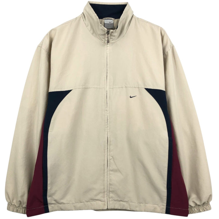 00'S Nike Windbreaker Men's M size polyester Beige type Vintage Second Hand