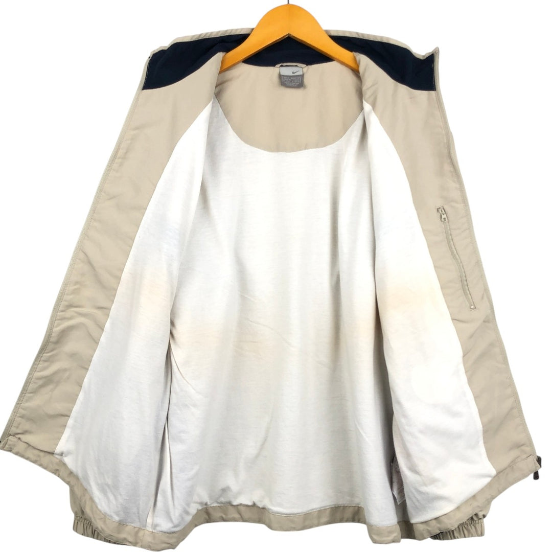 00'S Nike Windbreaker Men's M size polyester Beige type Vintage Second Hand