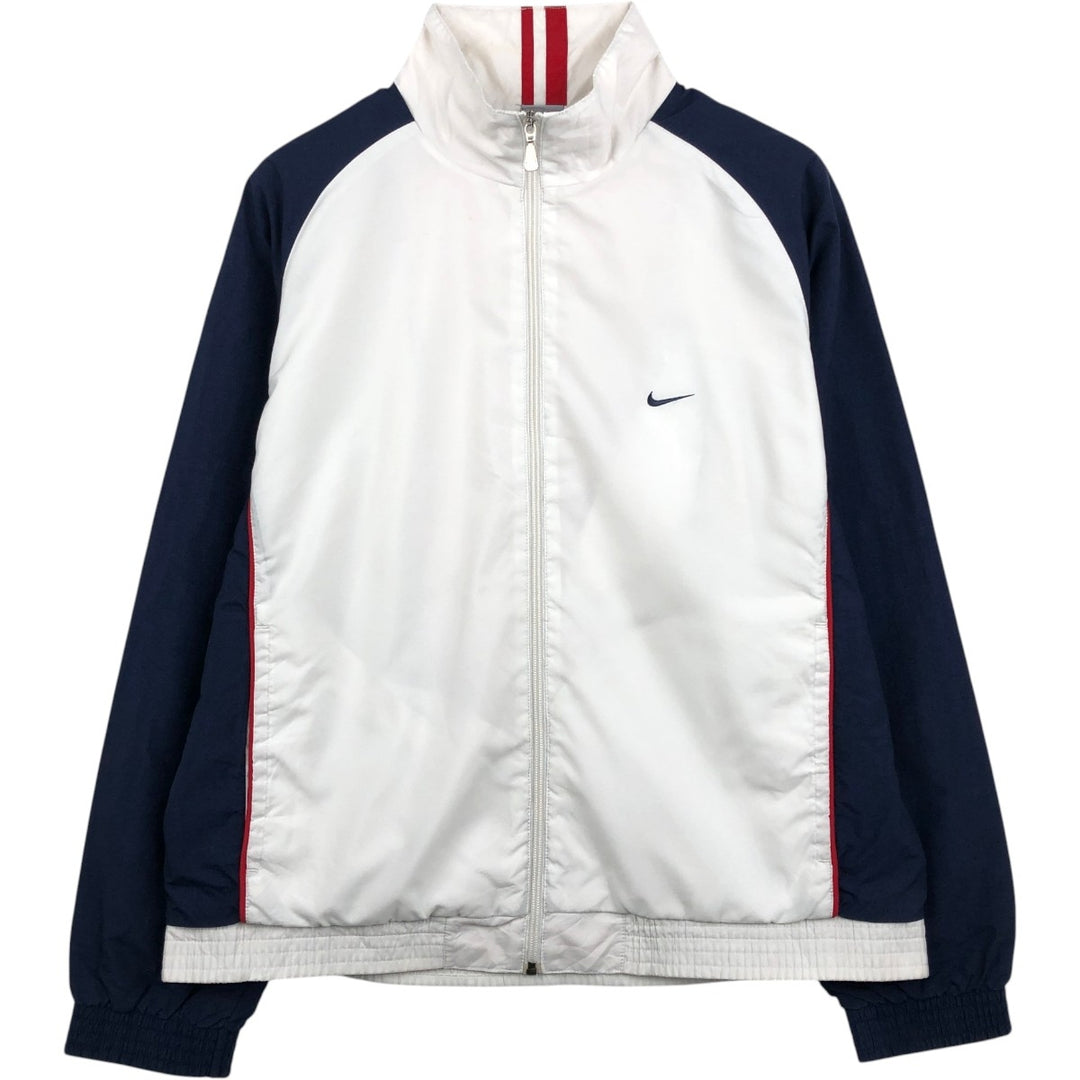 00'S Nike Windbreaker Men's Size L polyester white type Vintage Second Hand