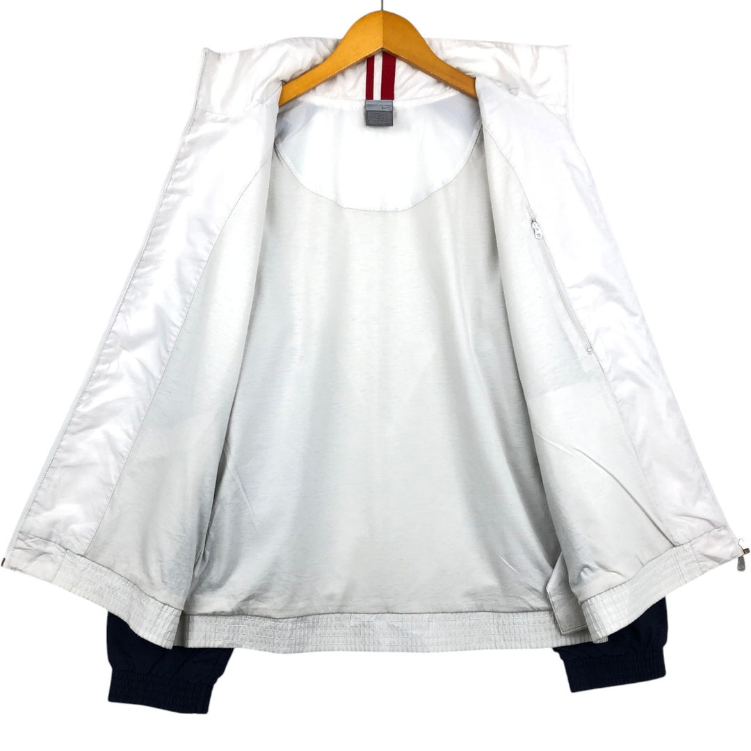 00'S Nike Windbreaker Men's Size L polyester white type Vintage Second Hand