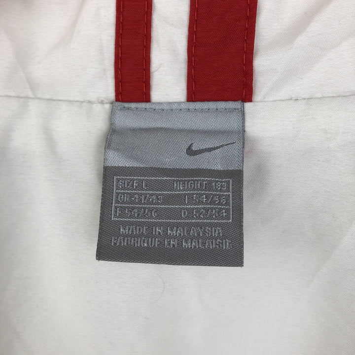 00'S Nike Windbreaker Men's Size L polyester white type Vintage Second Hand