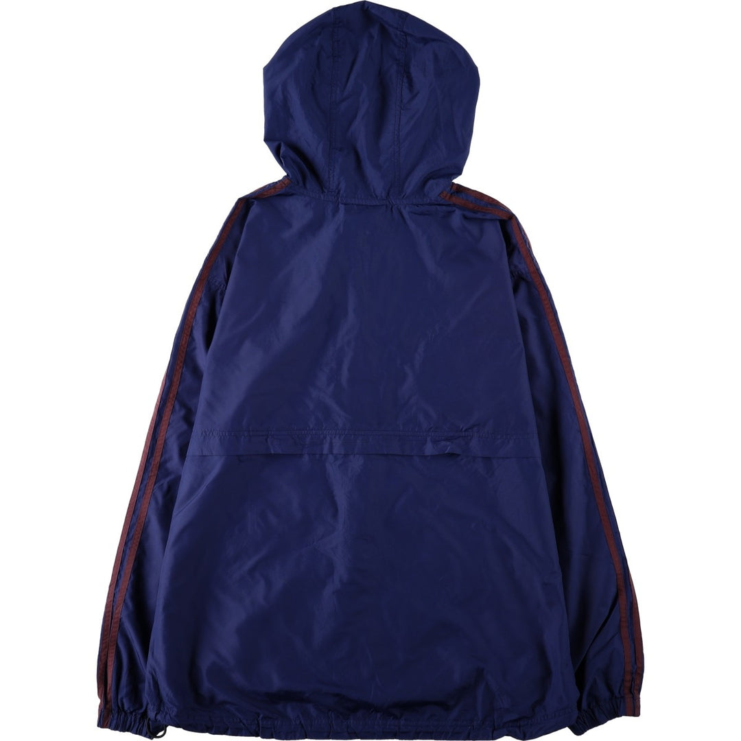 1990'S Adidas windbreaker, men's size L (approx.) polyester navy blue type Vintage Second Hand