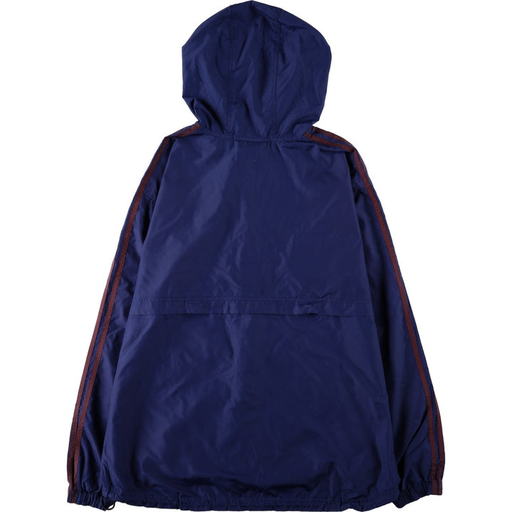 1990'S Adidas windbreaker, men's size L (approx.) polyester navy blue type Vintage Second Hand