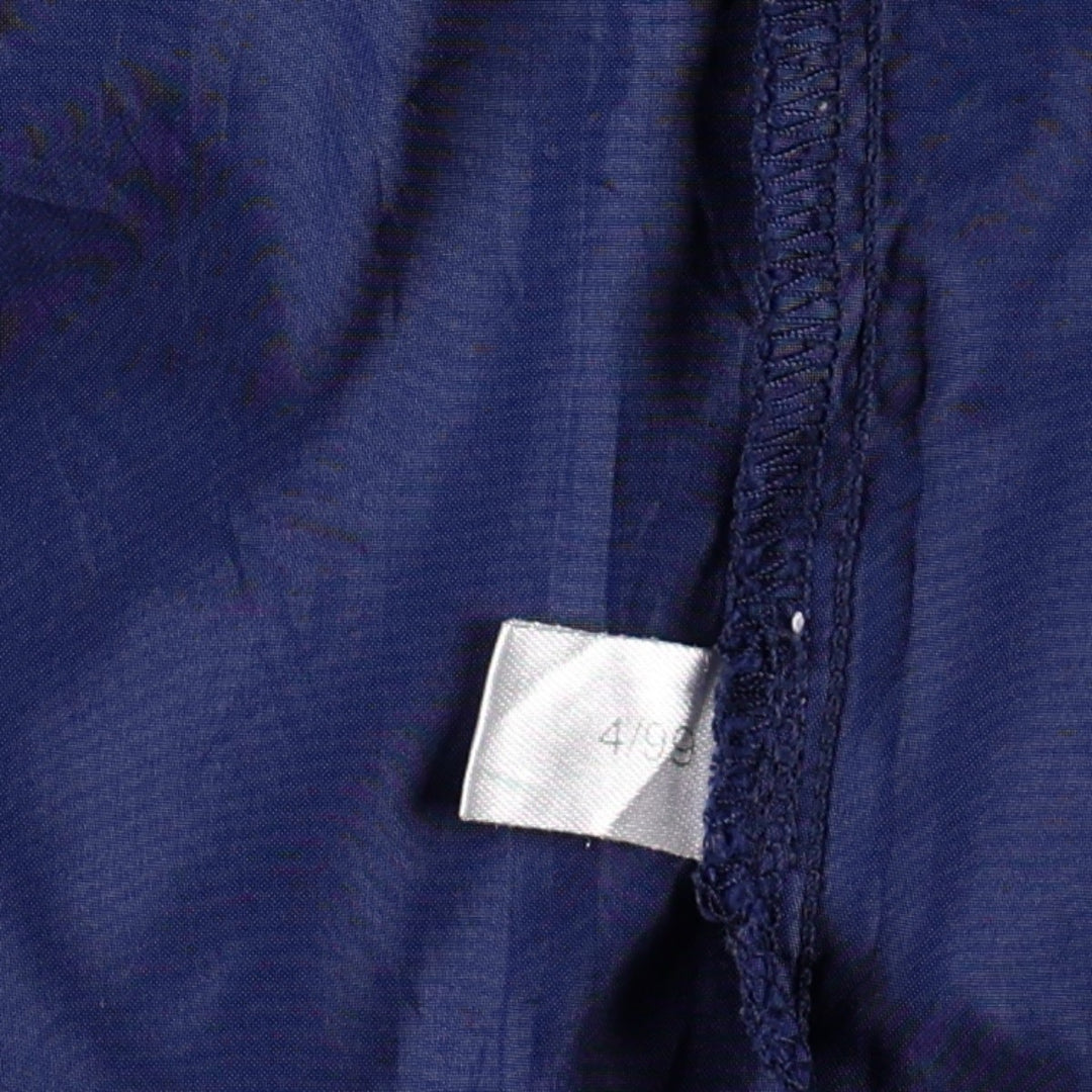 1990'S Adidas windbreaker, men's size L (approx.) polyester navy blue type Vintage Second Hand