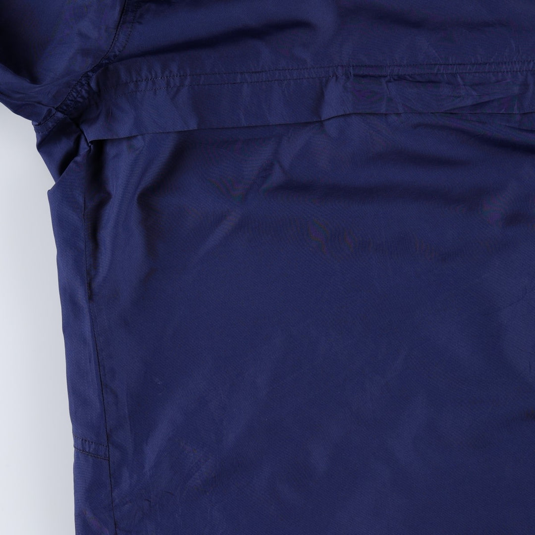 1990'S Adidas windbreaker, men's size L (approx.) polyester navy blue type Vintage Second Hand