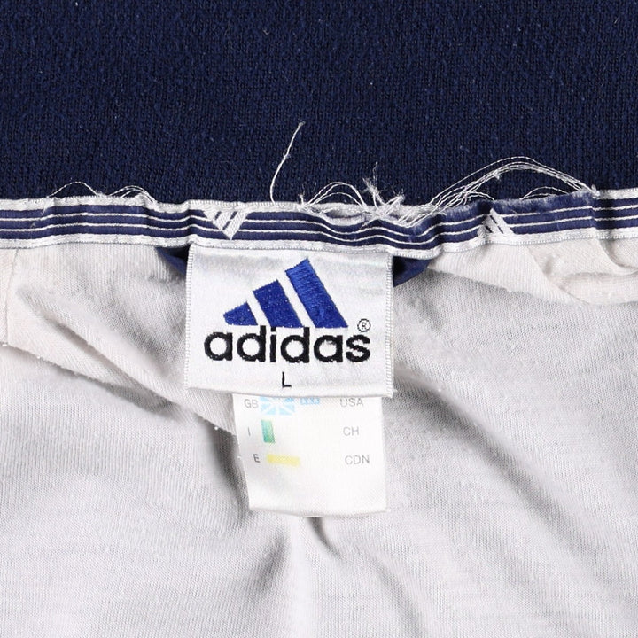 90s~00'S adidas windbreaker men's size L polyester navy blue type Vintage Second Hand