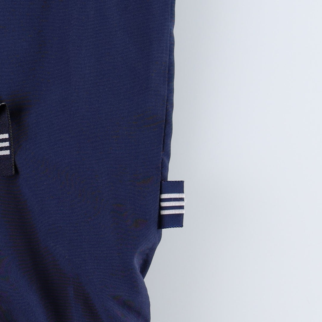 90s~00'S adidas windbreaker men's size L polyester navy blue type Vintage Second Hand