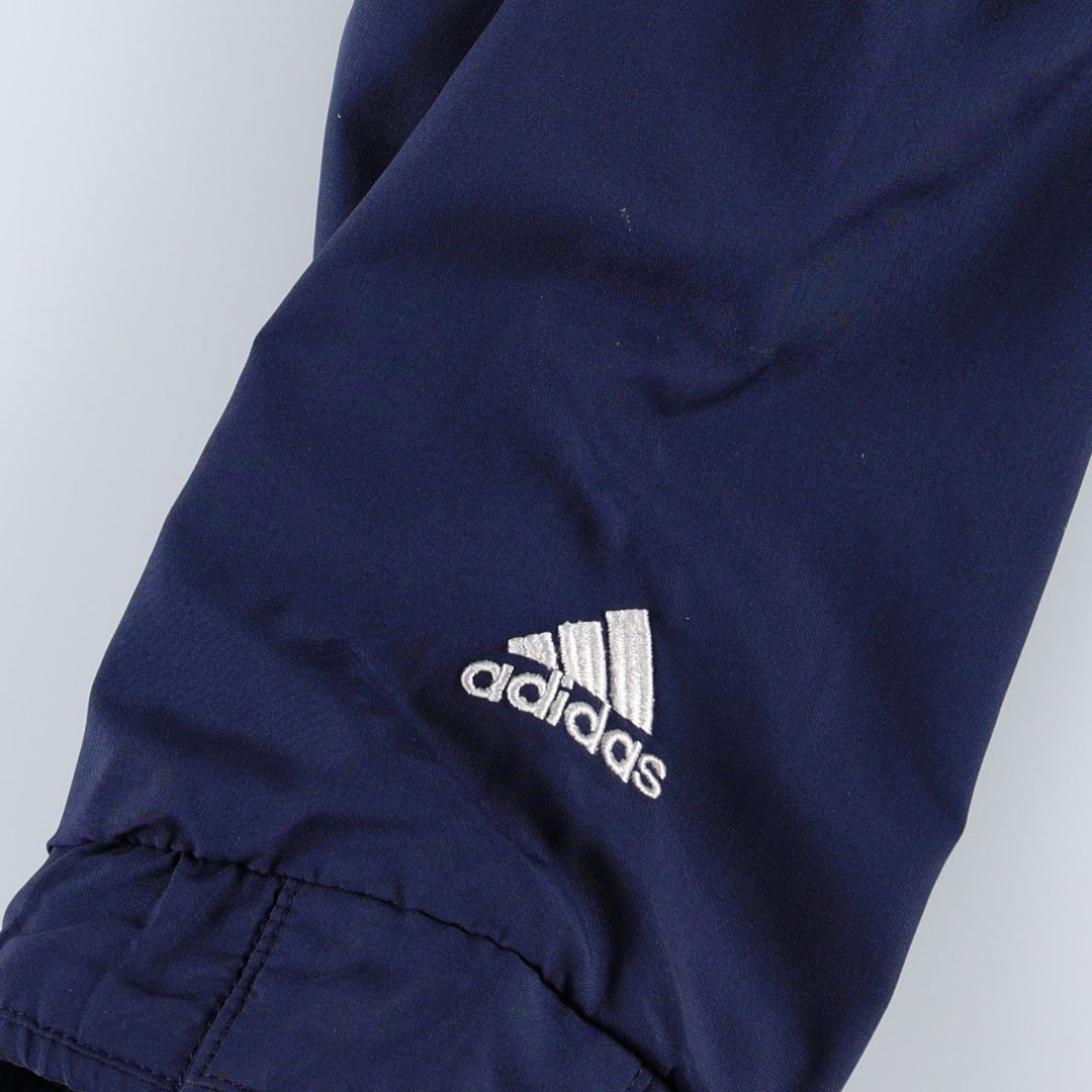 90s~00'S adidas windbreaker men's size L polyester navy blue type Vintage Second Hand