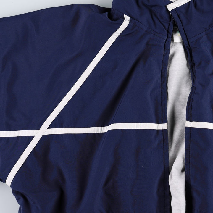 90s~00'S adidas windbreaker men's size L polyester navy blue type Vintage Second Hand
