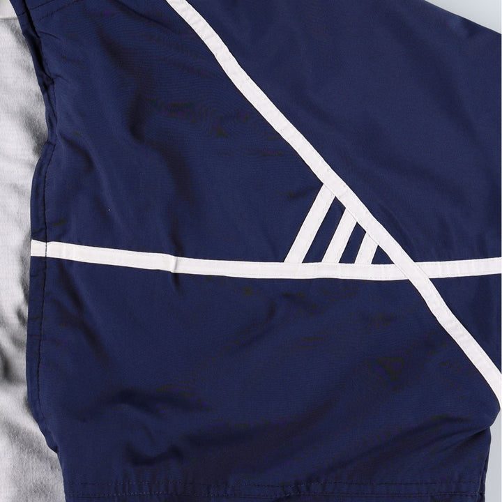 90s~00'S adidas windbreaker men's size L polyester navy blue type Vintage Second Hand
