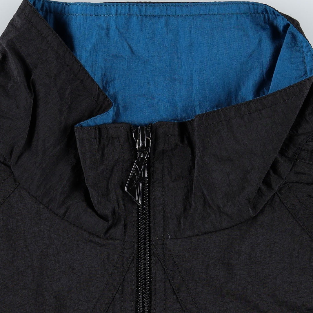 90'S Reebok nylon jacket, men's size L, vintage Nylon black type Vintage Second Hand