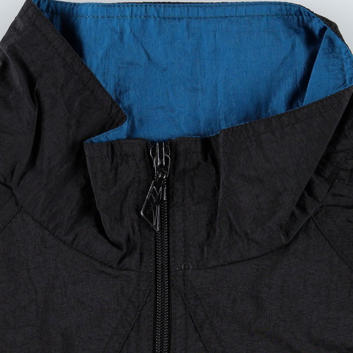 90'S Reebok nylon jacket, men's size L, vintage Nylon black type Vintage Second Hand