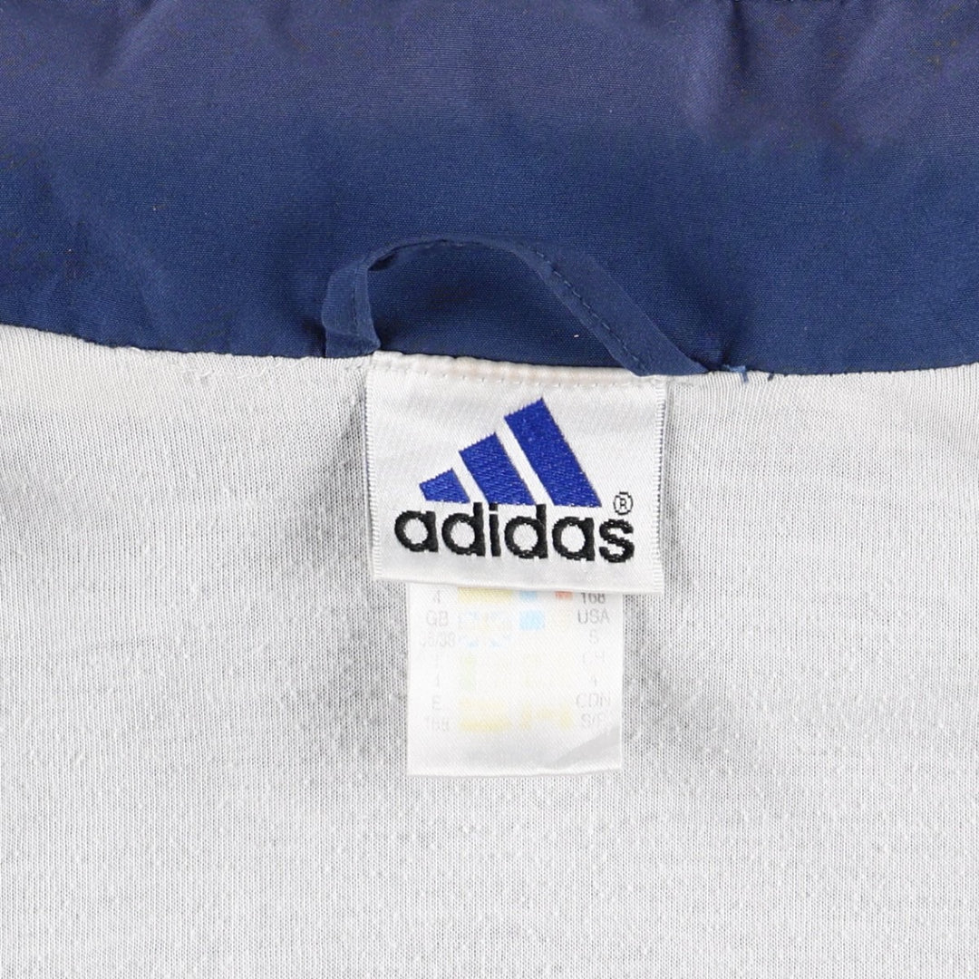 90s-90'S Adidas windbreaker with back logo, men's size S (approx.) polyester black type Vintage Second Hand