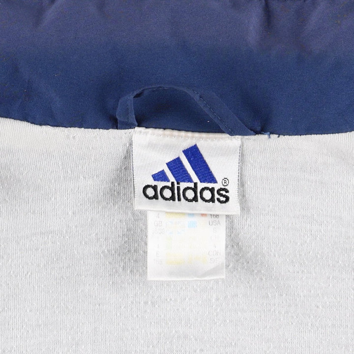 90s-90'S Adidas windbreaker with back logo, men's size S (approx.) polyester black type Vintage Second Hand