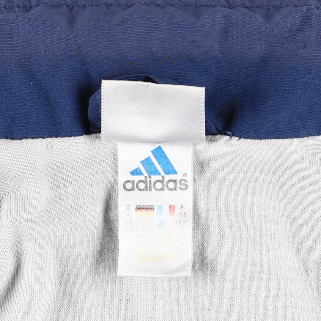 90s-90'S Adidas windbreaker with back logo, men's size S (approx.) polyester black type Vintage Second Hand