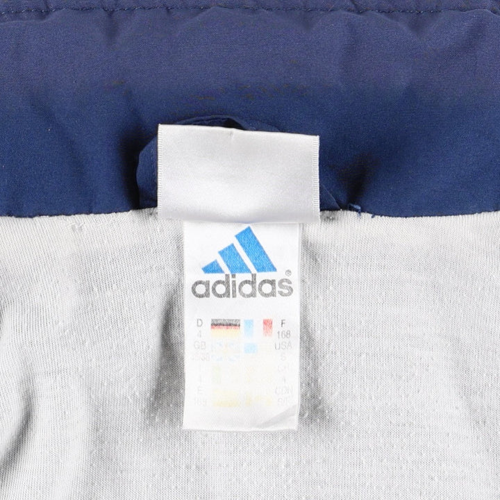 90s-90'S Adidas windbreaker with back logo, men's size S (approx.) polyester black type Vintage Second Hand