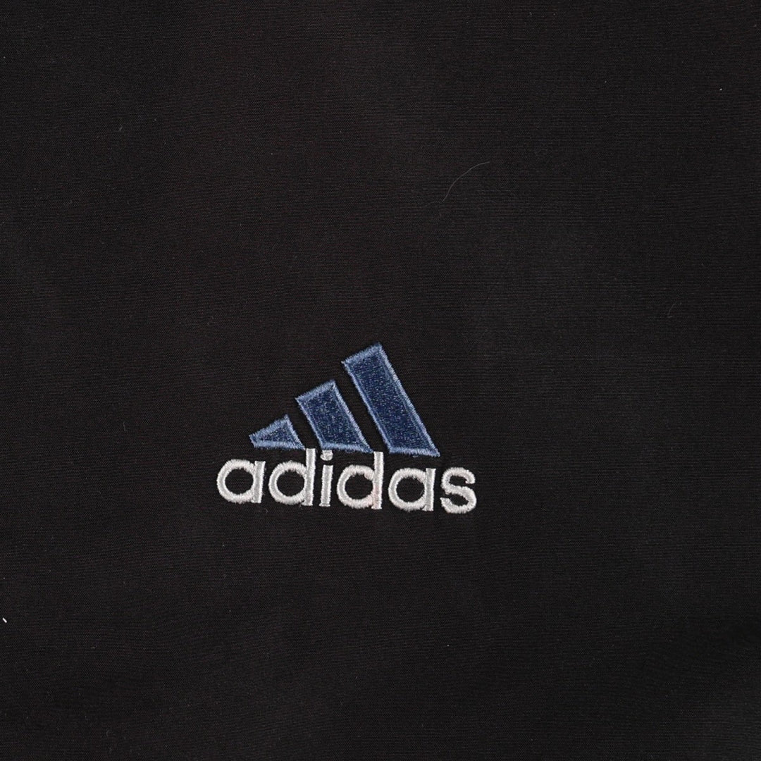 90s-90'S Adidas windbreaker with back logo, men's size S (approx.) polyester black type Vintage Second Hand