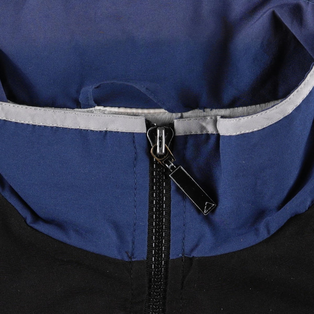 90s-90'S Adidas windbreaker with back logo, men's size S (approx.) polyester black type Vintage Second Hand
