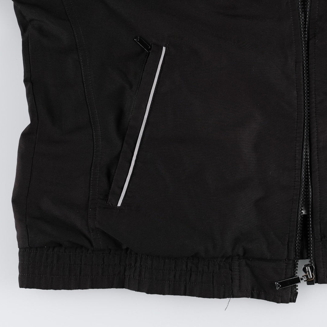 90s-90'S Adidas windbreaker with back logo, men's size S (approx.) polyester black type Vintage Second Hand