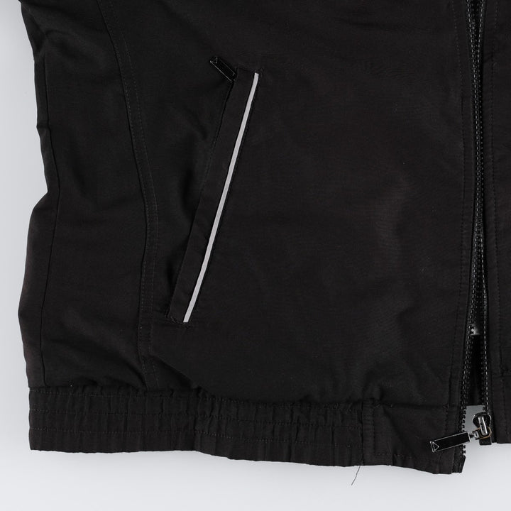 90s-90'S Adidas windbreaker with back logo, men's size S (approx.) polyester black type Vintage Second Hand