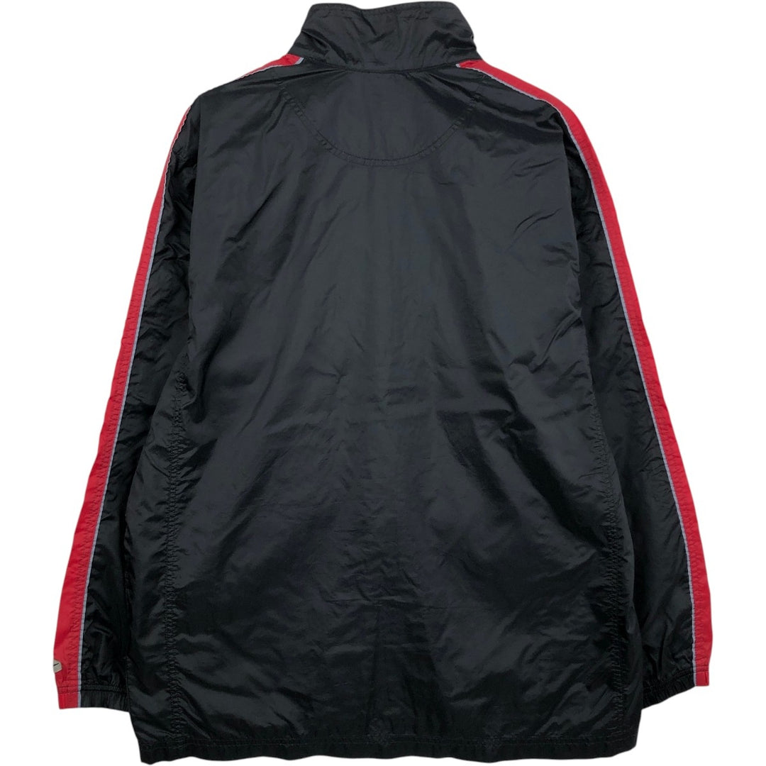 90s-00'S Nike Windbreaker, Men's Size Medium polyester black type Vintage Second Hand