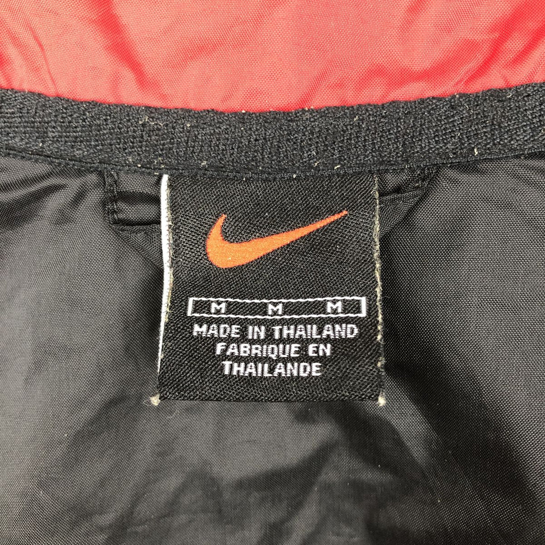 90s-00'S Nike Windbreaker, Men's Size Medium polyester black type Vintage Second Hand