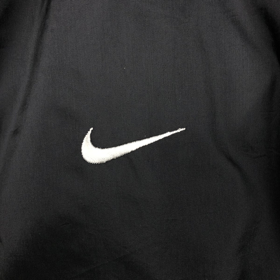 90s-00'S Nike Windbreaker, Men's Size Medium polyester black type Vintage Second Hand