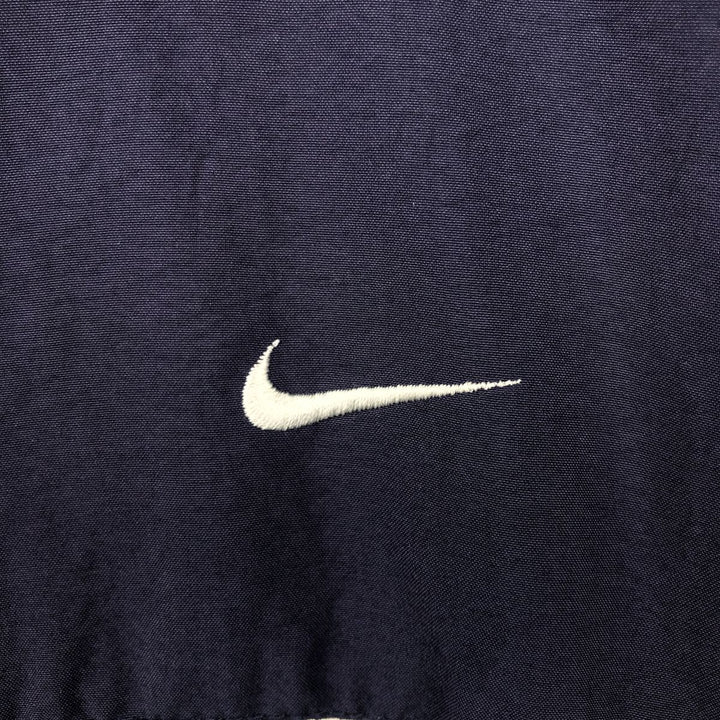 90s-00'S Nike Windbreaker, Men's Size L polyester navy blue type Vintage Second Hand