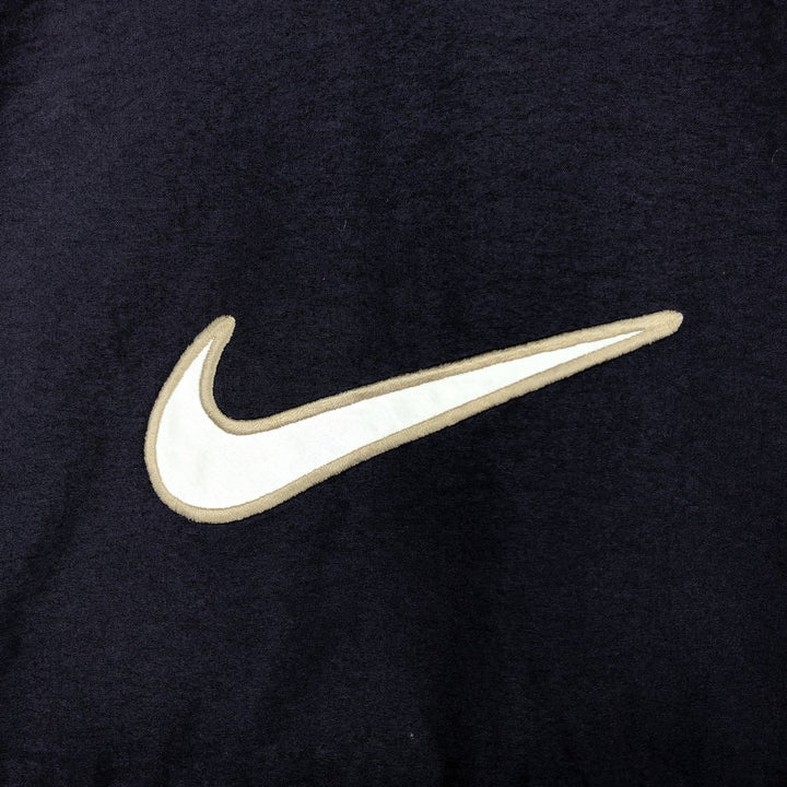 90s-00'S Nike Windbreaker, Men's Size L polyester navy blue type Vintage Second Hand