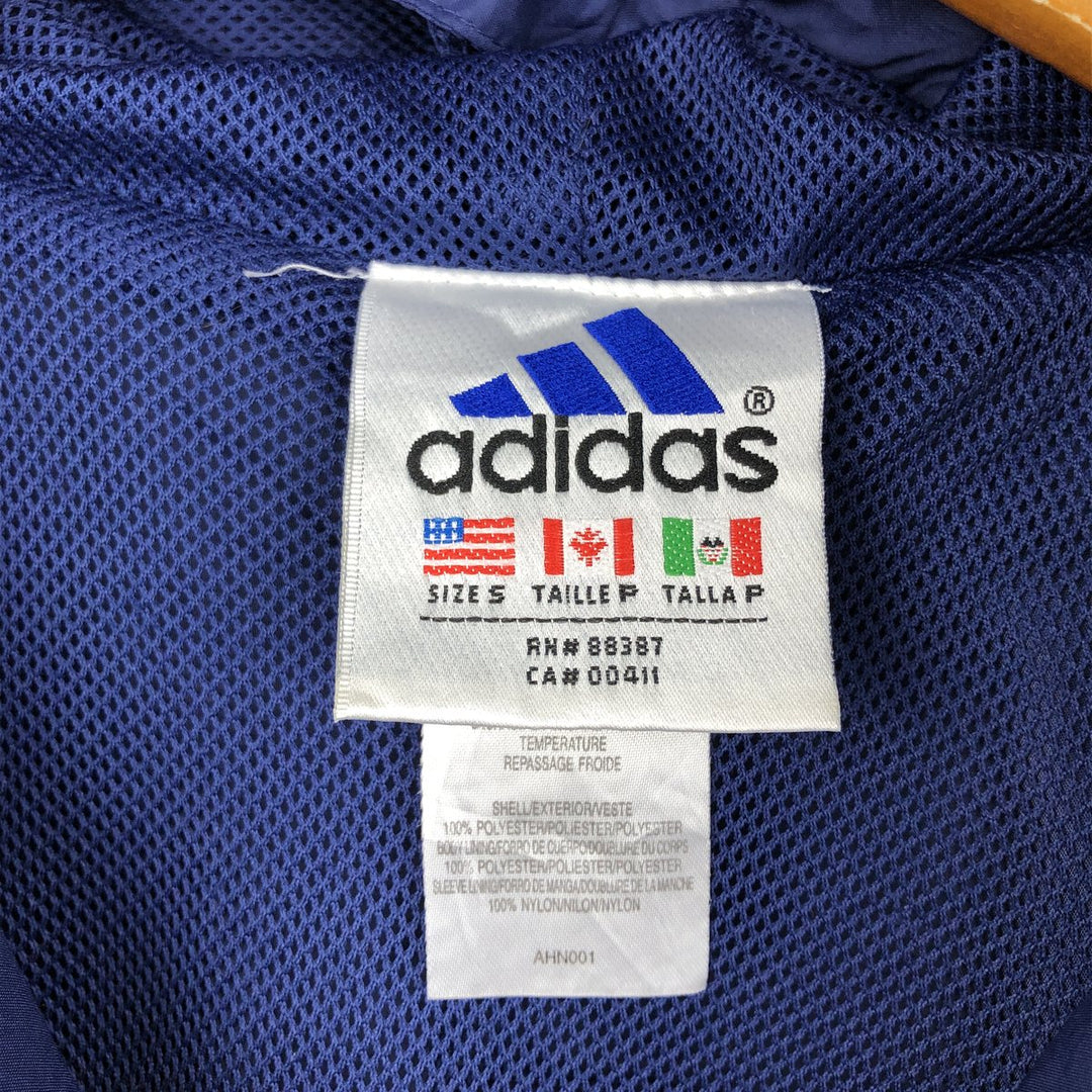 90s-00'S Adidas Anorak Hoodie, Men's Size S (approx.) polyester navy blue type Vintage Second Hand