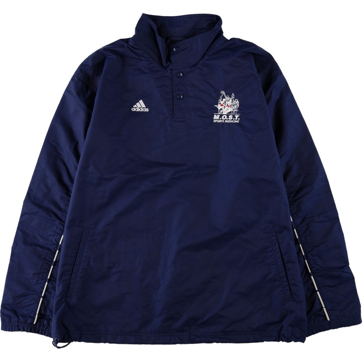 90s-00'S Adidas TEAM Anorak Jacket, Men's Size L (approx.) Nylon navy blue type Vintage Second Hand