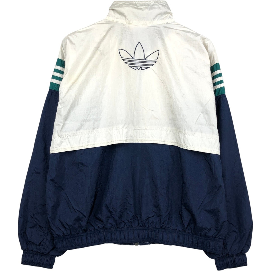 Vintage 80s-90'S Adidas nylon jacket, men's size M Nylon white type Vintage Second Hand
