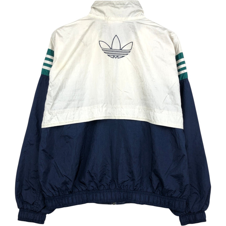 Vintage 80s-90'S Adidas nylon jacket, men's size M Nylon white type Vintage Second Hand
