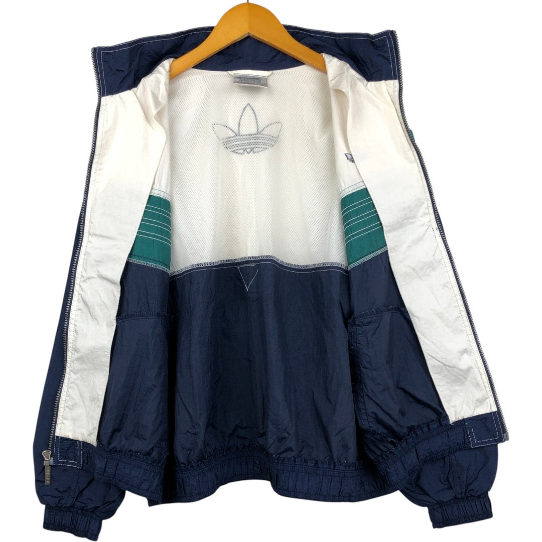 Vintage 80s-90'S Adidas nylon jacket, men's size M Nylon white type Vintage Second Hand