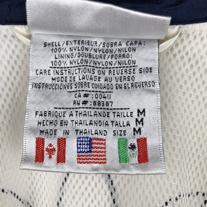 Vintage 80s-90'S Adidas nylon jacket, men's size M Nylon white type Vintage Second Hand