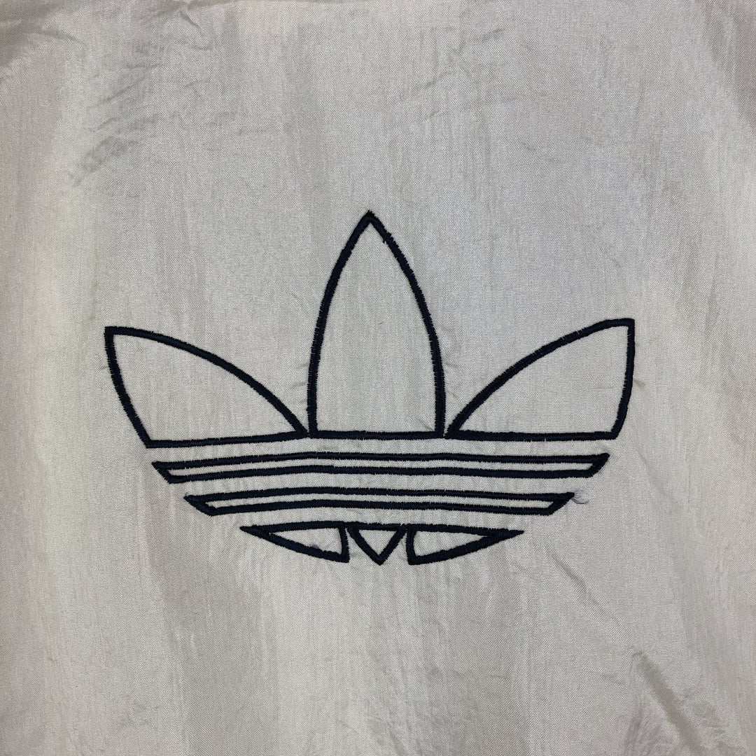 Vintage 80s-90'S Adidas nylon jacket, men's size M Nylon white type Vintage Second Hand