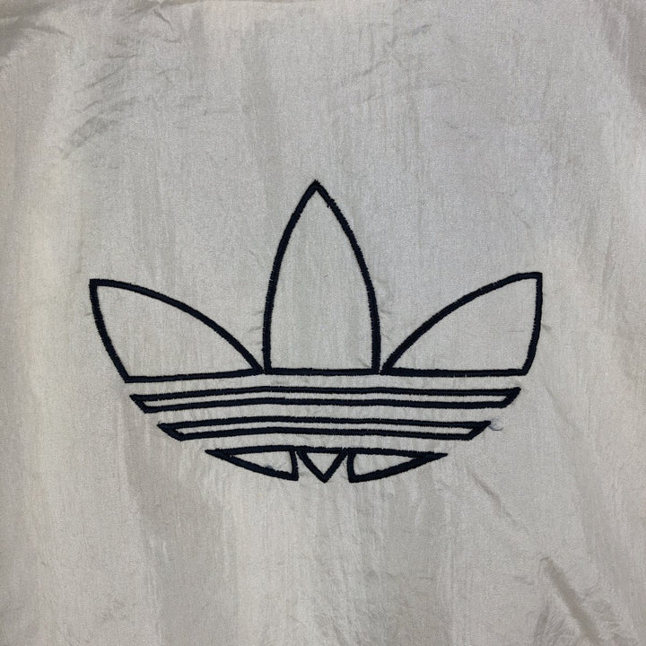 Vintage 80s-90'S Adidas nylon jacket, men's size M Nylon white type Vintage Second Hand