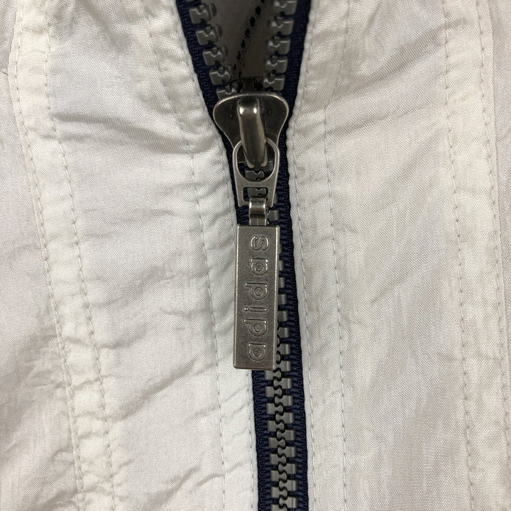 Vintage 80s-90'S Adidas nylon jacket, men's size M Nylon white type Vintage Second Hand