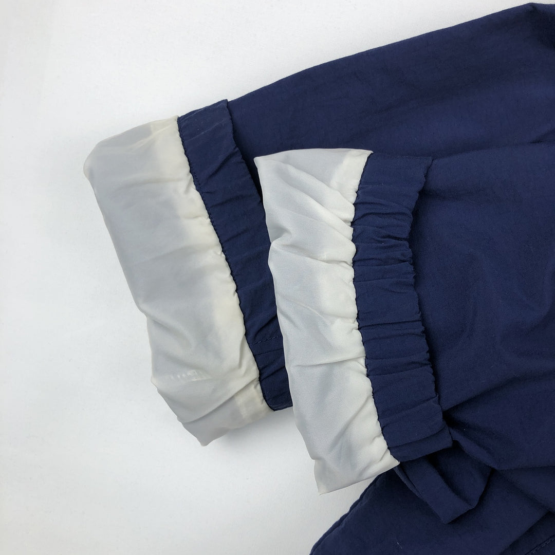 80s-90'S Adidas nylon jacket, men's size L (approx.) Nylon navy blue type Vintage Second Hand
